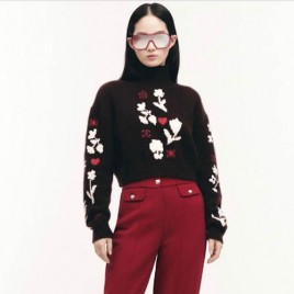 샤넬 쉴드 선글라스 아세테이트 & 블랙 화이트 프레임